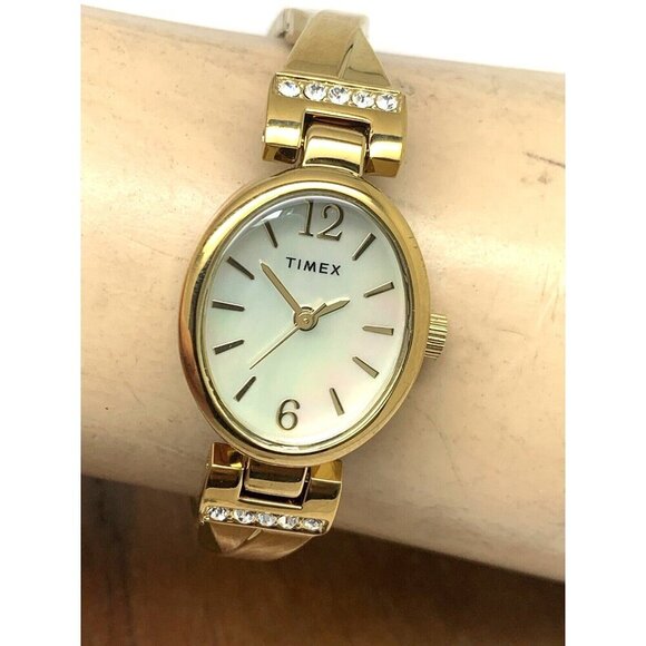 Timex Women's Watch TW2U70000 Quartz Mother of Pearl Gold Expansion Band… - Picture 10 of 13